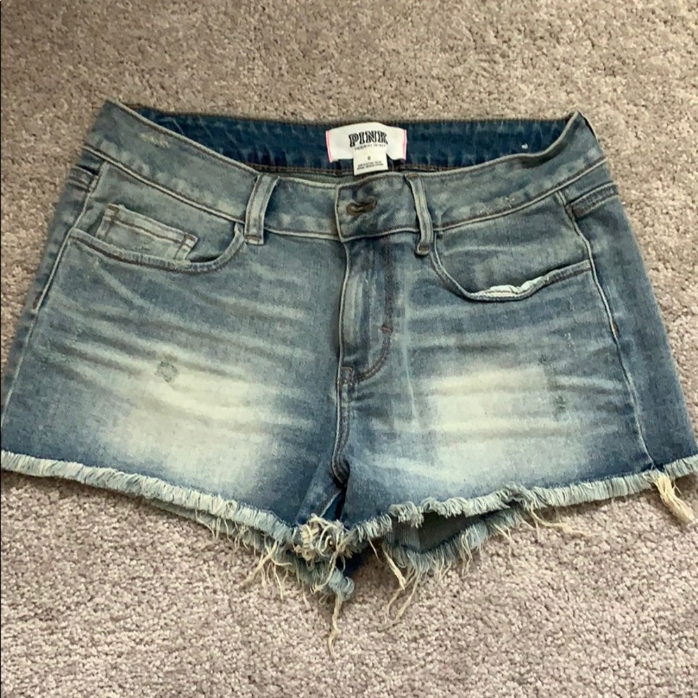 VS Pink Denim Shorts